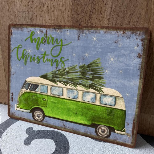 Christmas campervan tree - christmas, &