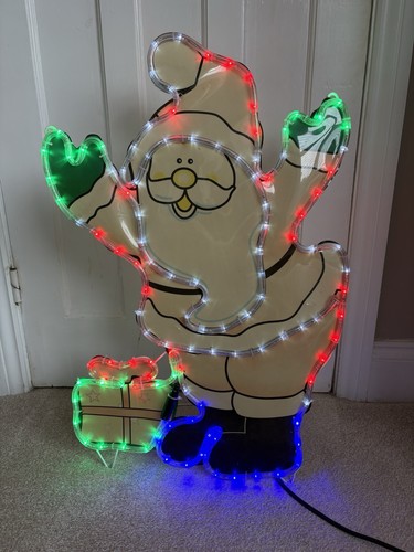 Vintage santa claus - santa, light