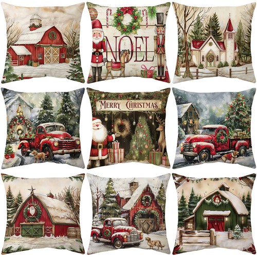 Vintage soft christmas cushion - vintage,