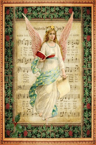 Christmas carol musical angel - christmas,