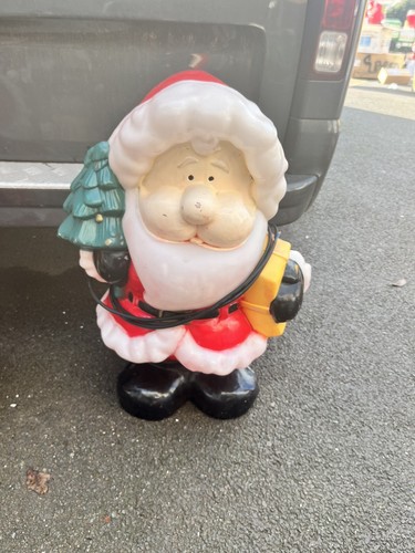 Vintage blow mold - mold, santa