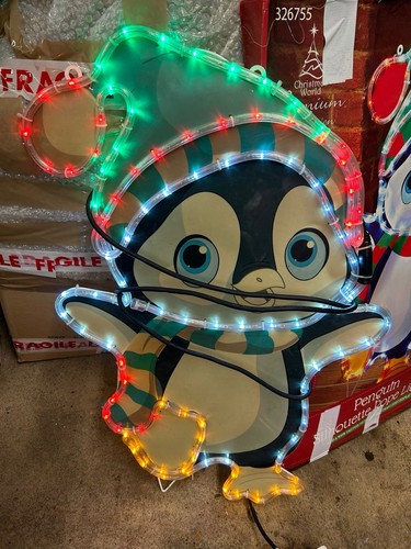 Vintage penguin rope light - penguin,