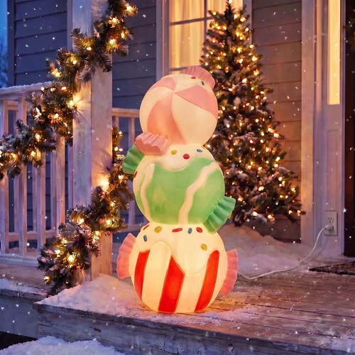 Lighted blow mold stacked - 28",