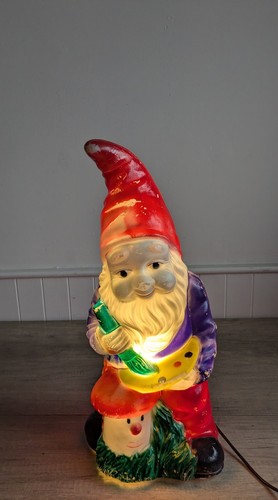 Vintage santa claus gnome blow - vintage,
