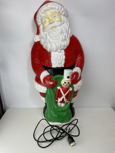Vintage santa blow mold father - vintage,