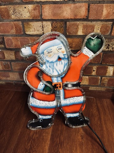Vintage light santa - vintage,