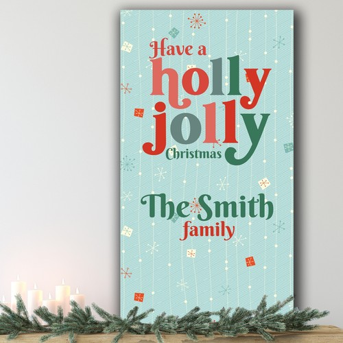 Holly jolly vintage - holly,