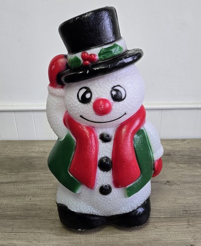 Vintage xmas blow mould - xmas,