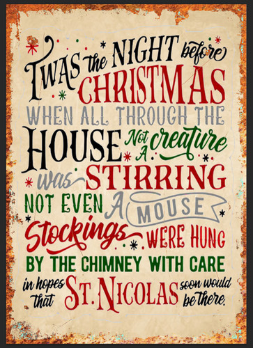 Twas the night before