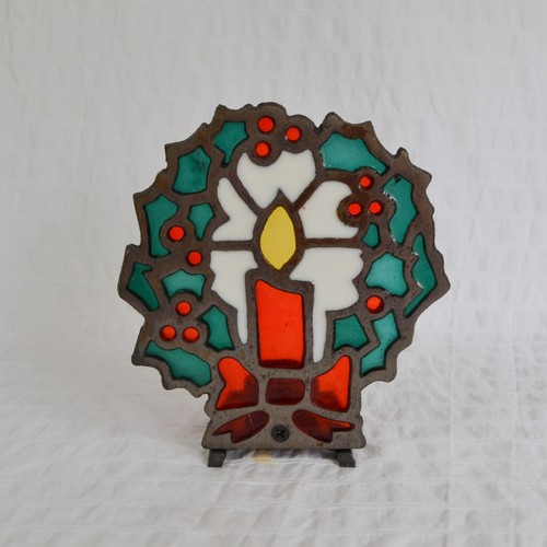 Vintage cast iron tealight - vintage,