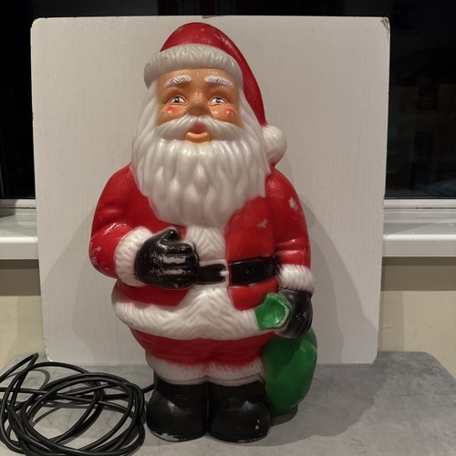 Vintage santa blow mold - santa,