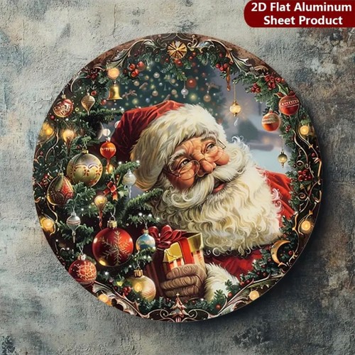 Father christmas metal wall - father,
