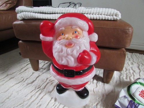 Vintage santa blow mold - santa,