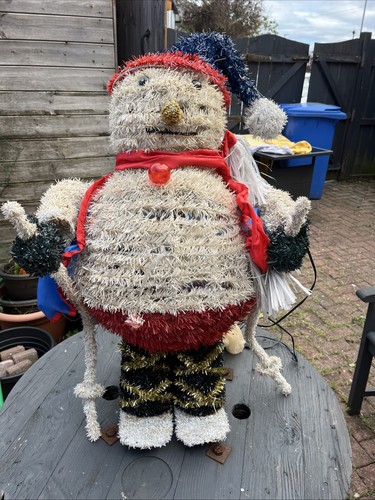 Vintage skiing snowman - vintage,