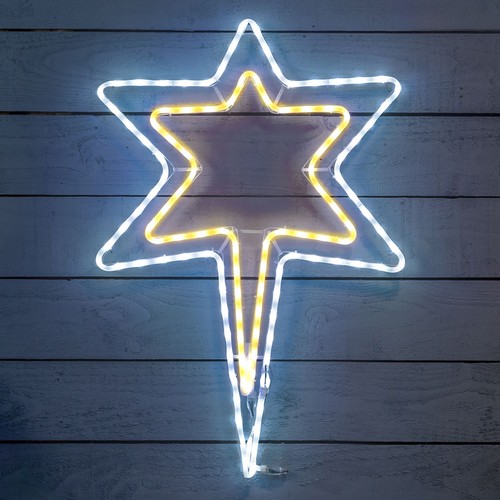 Christmas star light flashing - light,