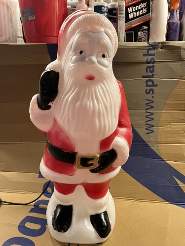 Vintage blow mold santa and - vintage,