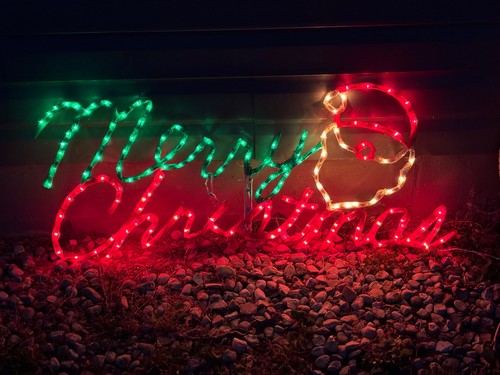Vintage merry christmas - vintage,