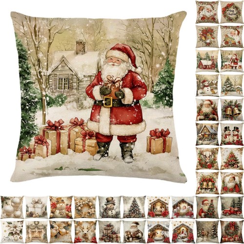 Vintage christmas cushion - vintage,