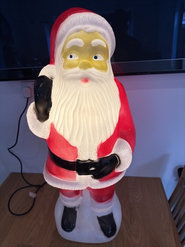 Vintage santa blow mold father - vintage,