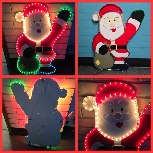 Santa waving rope light