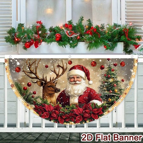 Vintage christmas fan shaped - vintage,